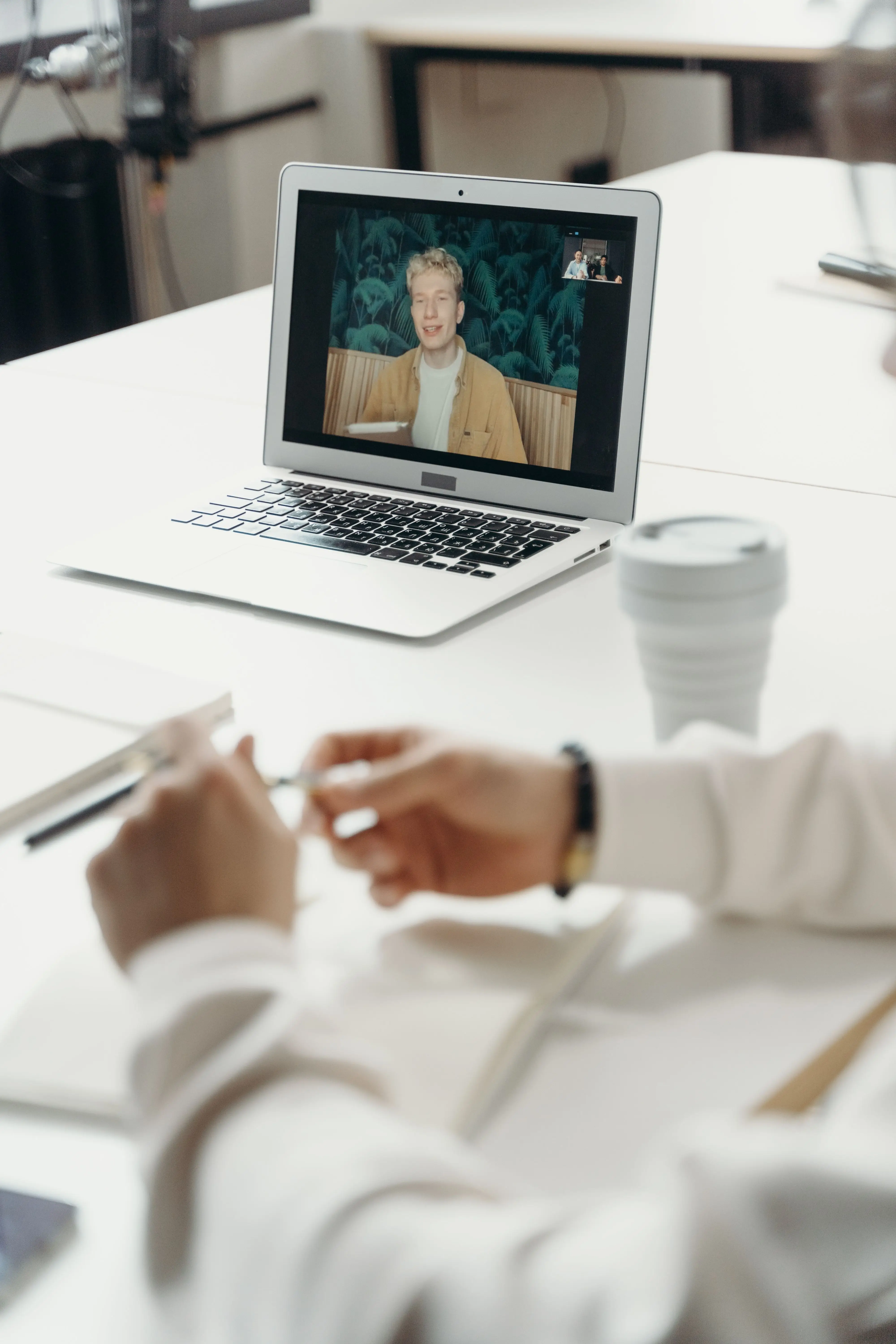Digital group conversation over video call